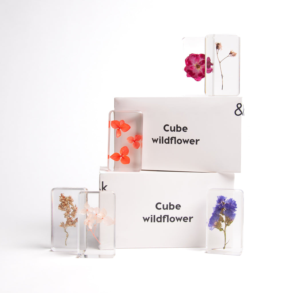 &Klevering Wildflower Cube Large