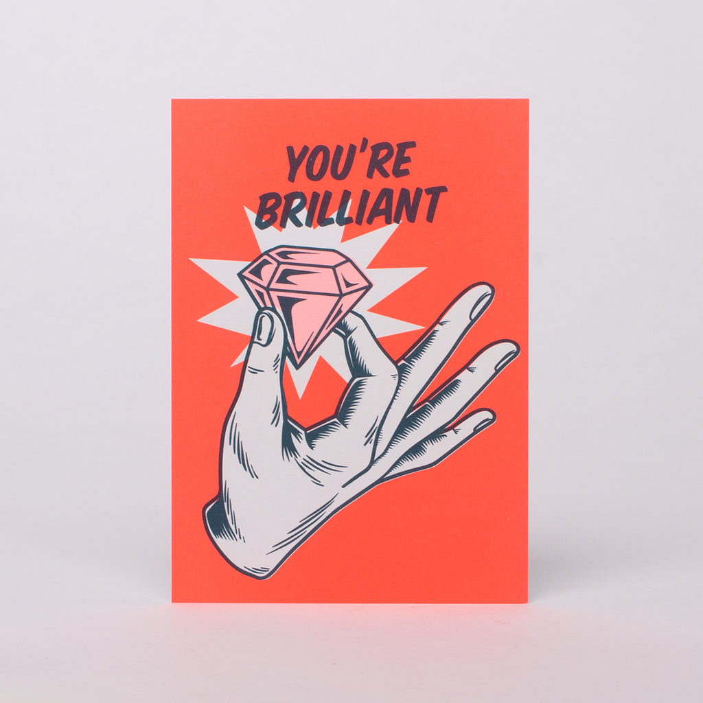 Edition SCHEE Postkarte "You're brilliant"