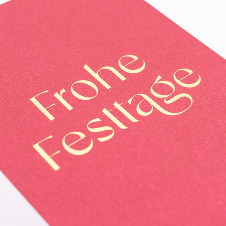 Edition SCHEE Postkarte "Frohe Festtage"