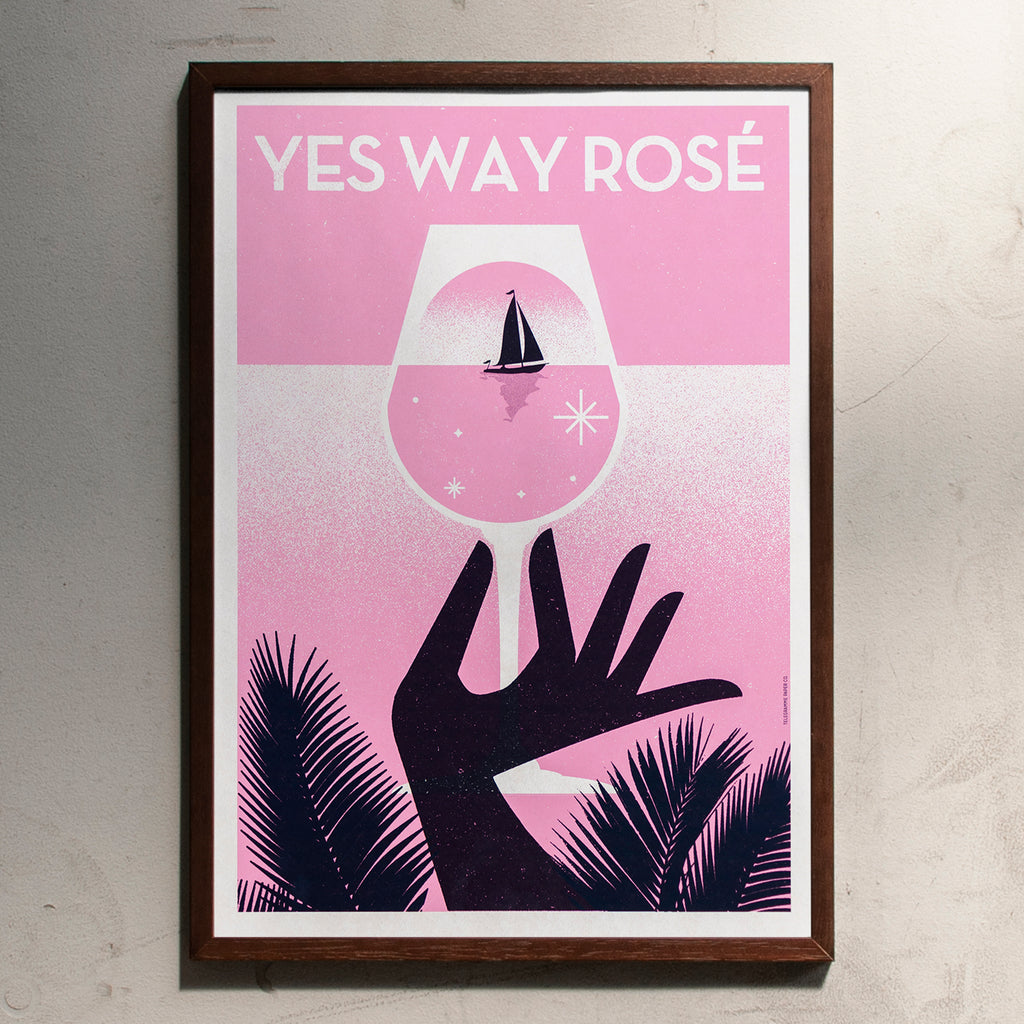 Telegramme Paper Co. Yes Way Rosé (Din A2)