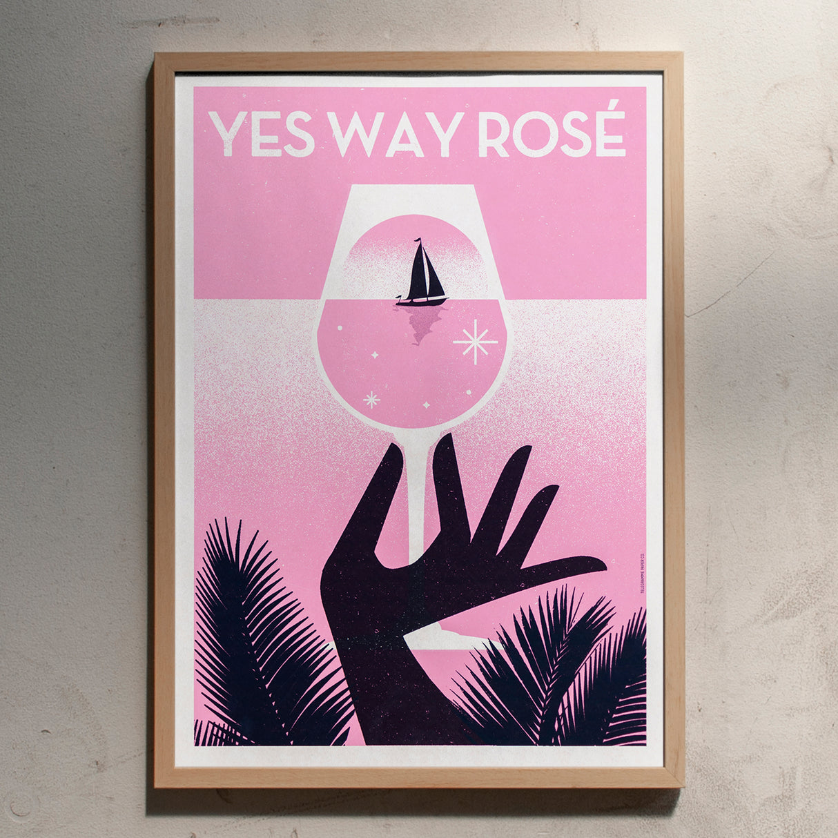 Telegramme Paper Co. Yes Way Rosé (Din A2)
