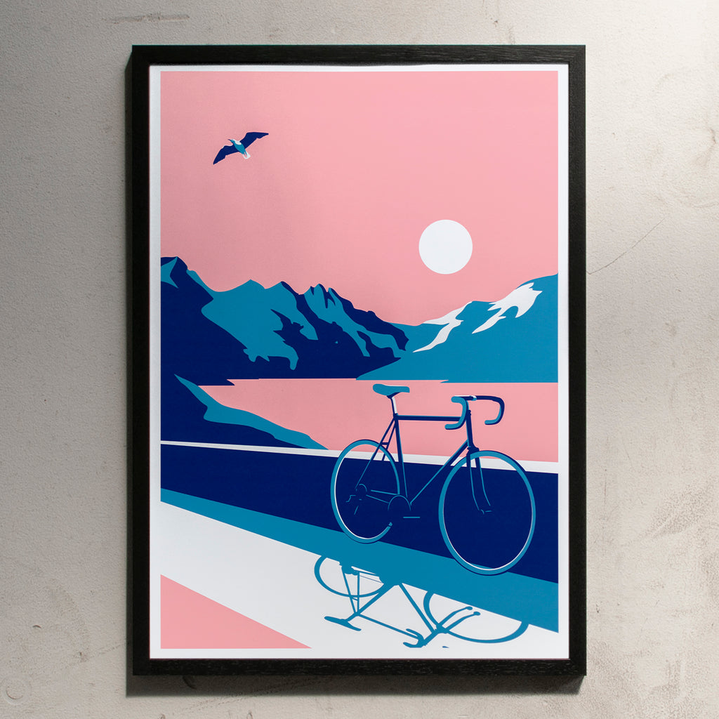 Telegramme Paper Co. Summertime Travel - Bike (A2) schwarz