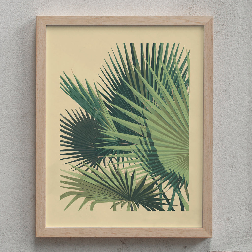 Chris Turnham Palm 2 (11 x 14 Inch)