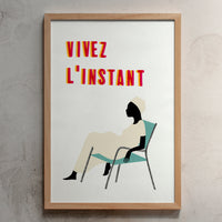 Carole Hénaff Vivez L´Instant (13 x 19 Inch)