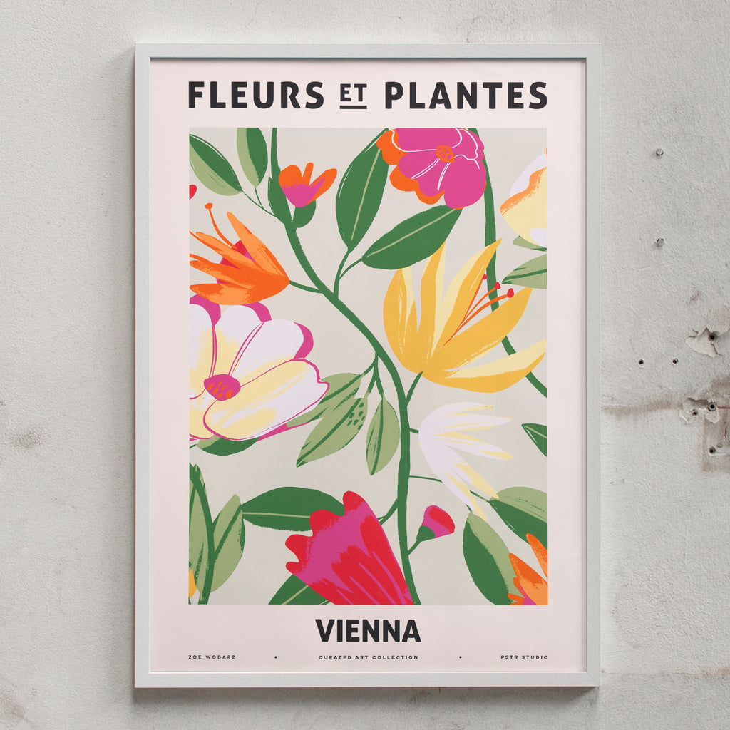 PSTR Studio Fleurs et Plantes - Vienna (50 x 70cm) weiß