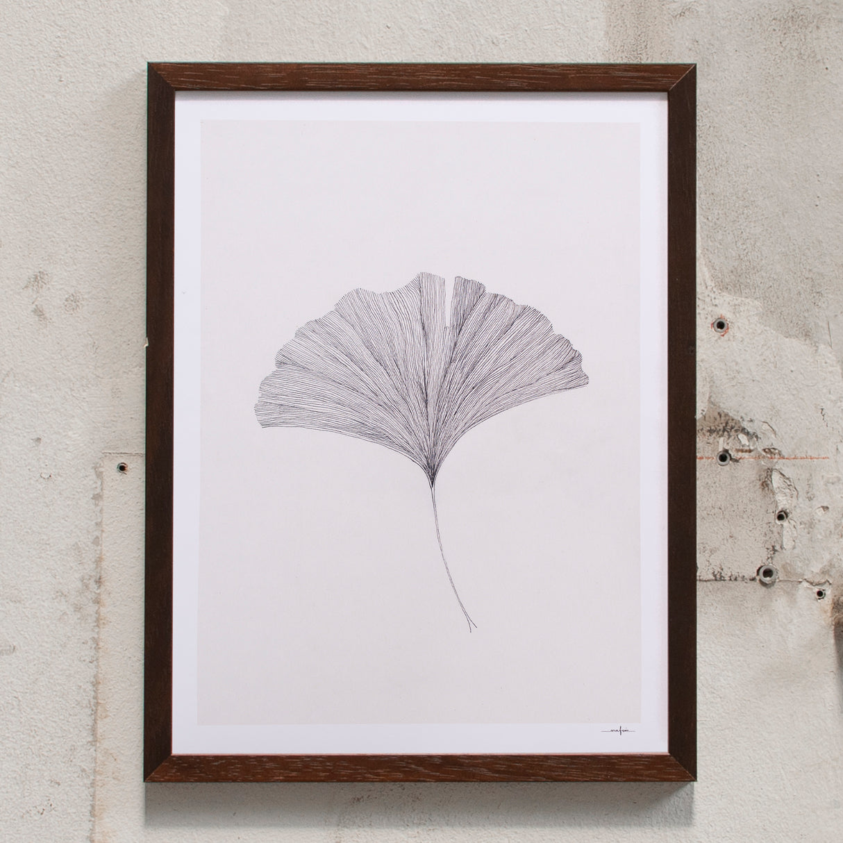 Ana Frois Gingko Leaf (30 x 40cm)