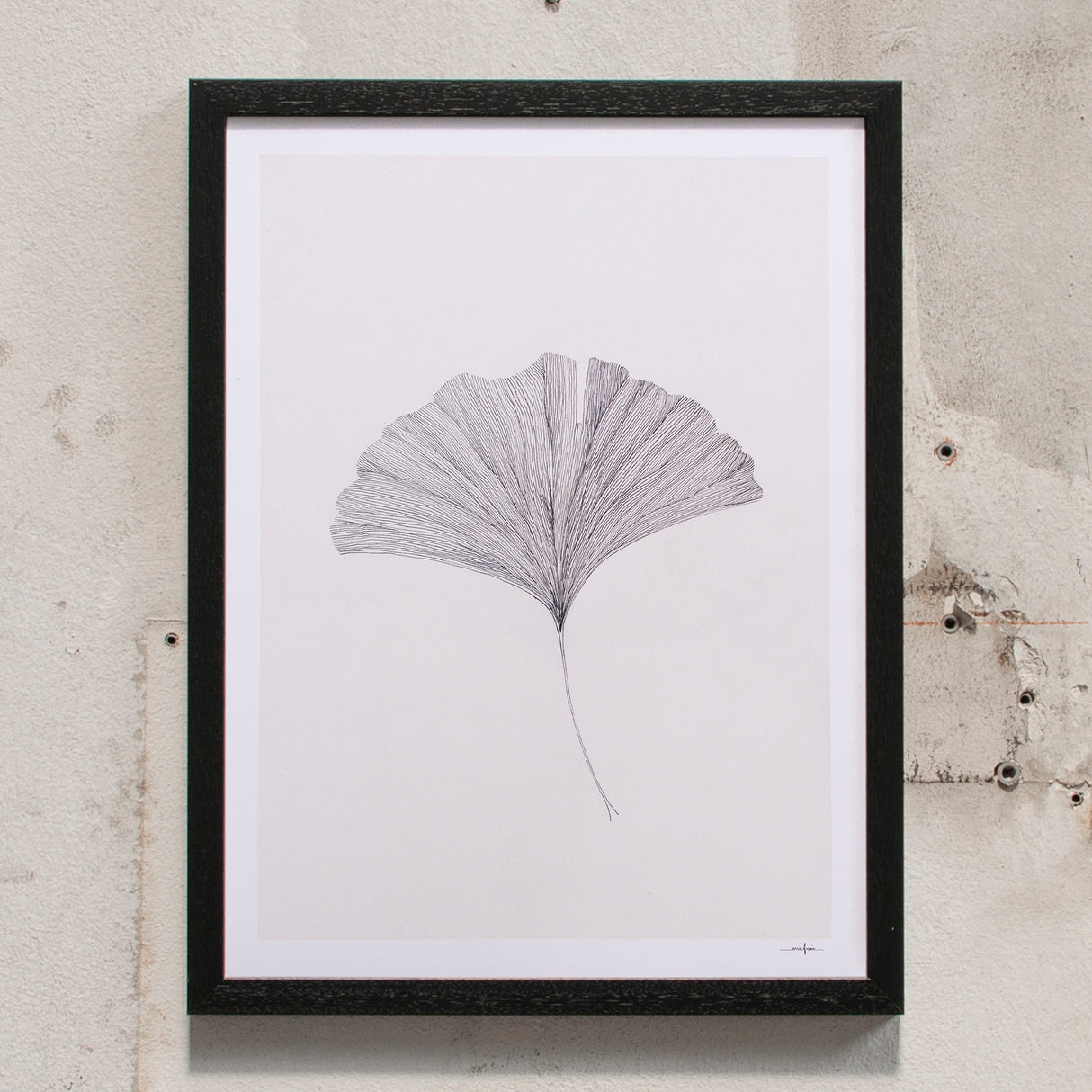 Ana Frois Gingko Leaf (30 x 40cm)