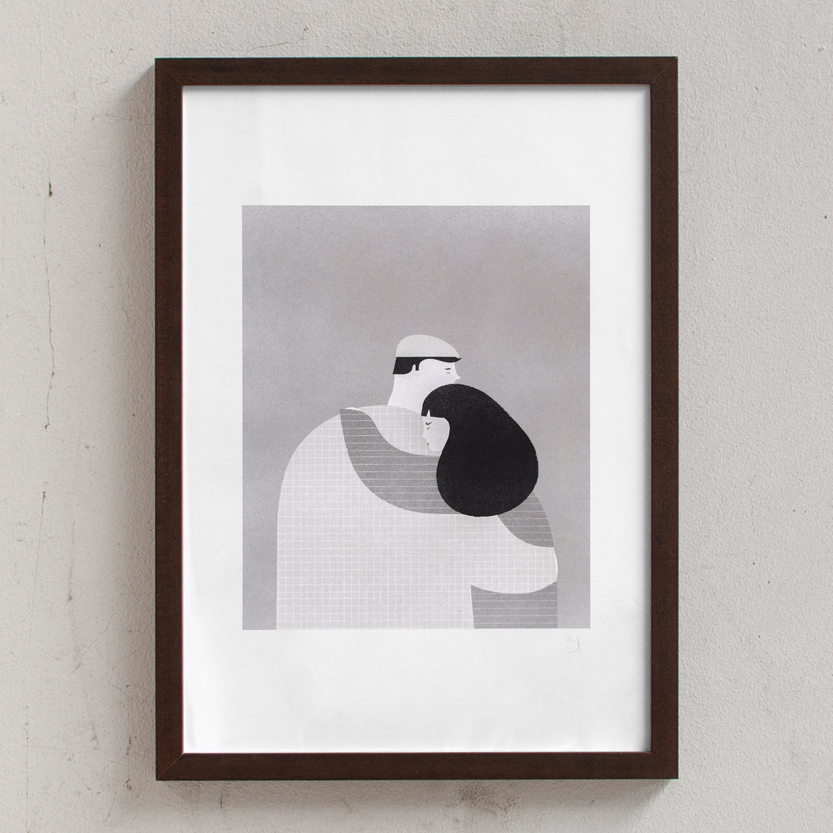 Blanca Gómez El Abrazo (13 x 19 Inch)