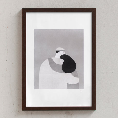 Blanca Gómez El Abrazo (13 x 19 Inch)