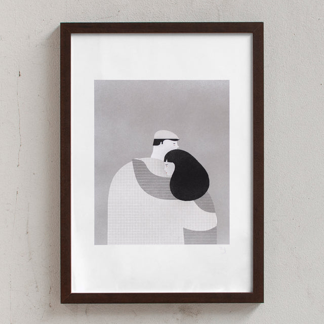 Blanca Gómez El Abrazo (13 x 19 Inch)