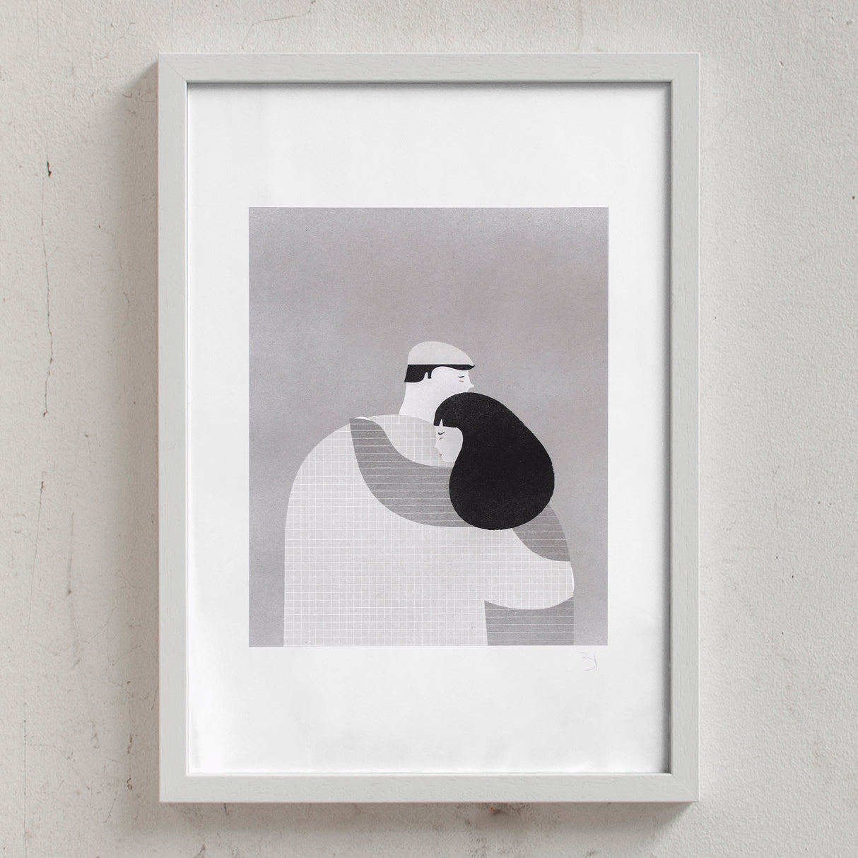 Blanca Gómez El Abrazo (13 x 19 Inch)