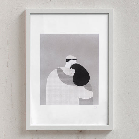 Blanca Gómez El Abrazo (13 x 19 Inch)