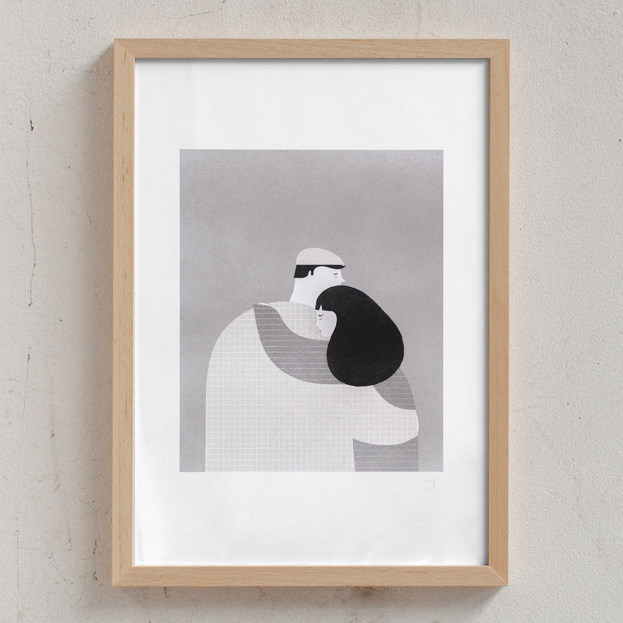 Blanca Gómez El Abrazo (13 x 19 Inch)