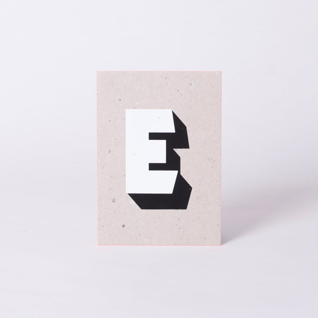 Edition SCHEE Monogramm-Karte E