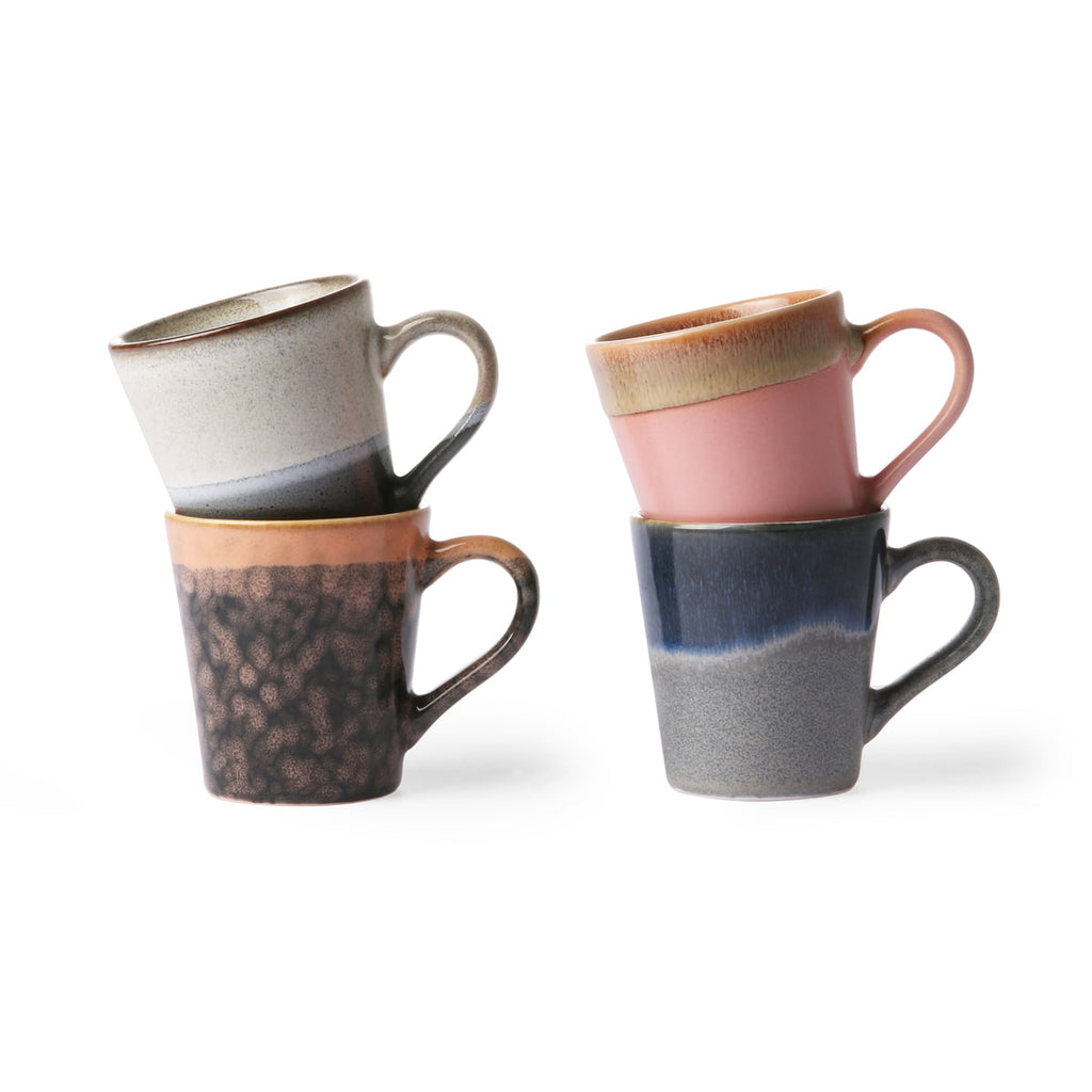 HKliving Espresso-Tasse Ceramic 70s (unterschiedliche Farben)