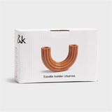 &Klevering Kerzenhalter Churros Terra