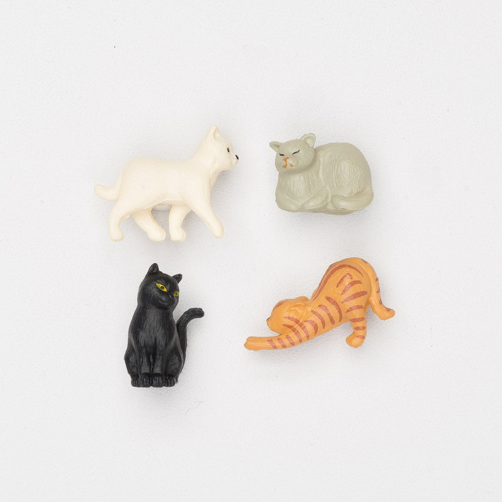 MIDORI Magnete Midori "Mini Cat" (4 Stück) | Niedliche Katzenmotive als Magnet