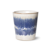 HKliving Tasse HKliving "70s Ceramics Cosmos" | 180ml Steingut-Tasse im Retro-Design