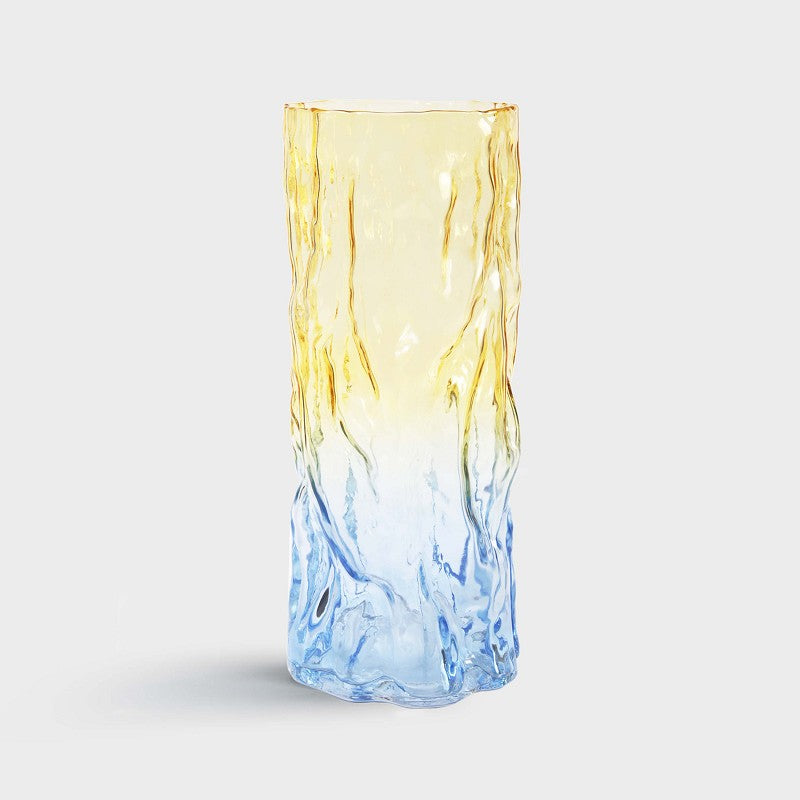 &Klevering Vase Trunk Bicolour Yellow