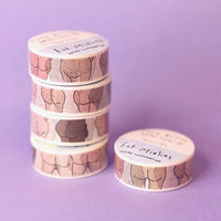 Eat Mielies Weird Illustration Washi-Tape "Butts"