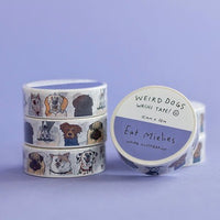 Eat Mielies Weird Illustration Washi-Tape "Dogs"