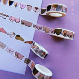Eat Mielies Weird Illustration Washi-Tape "Titties"