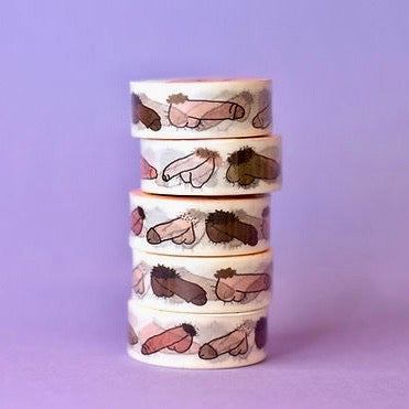 Eat Mielies Weird Illustration Washi-Tape "Willies"