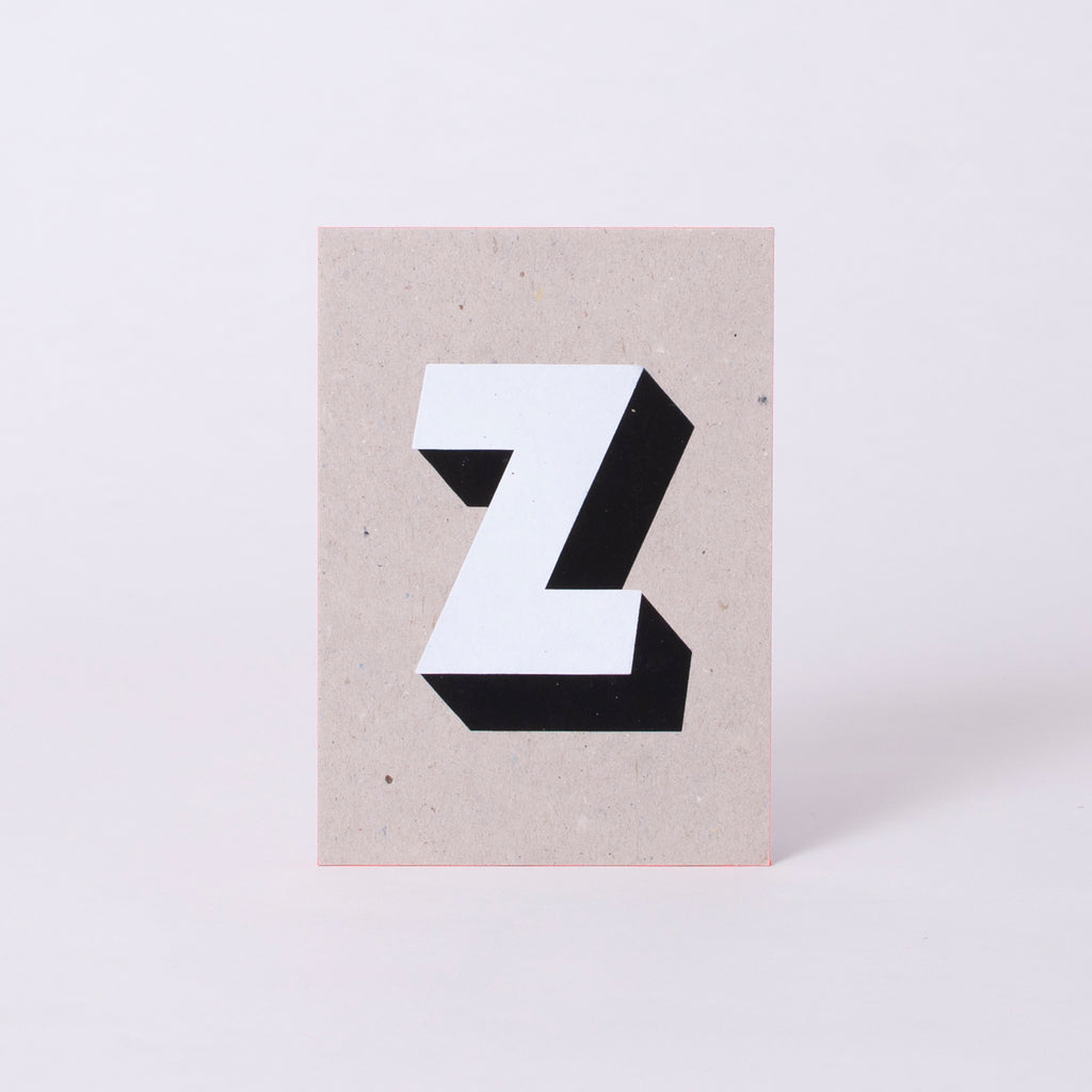 Edition SCHEE Monogramm-Karte Z