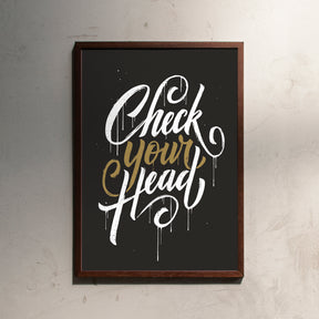 Tobias Saul Check your Head (Din A2)