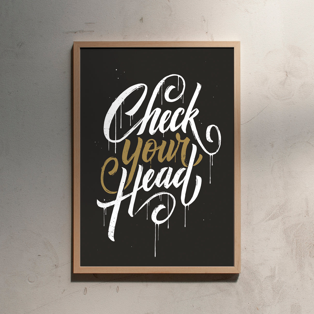 Tobias Saul Check your Head (Din A2)