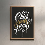 Tobias Saul Check your Head (Din A2)
