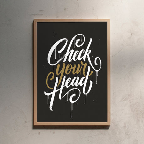 Tobias Saul Check your Head (Din A2)