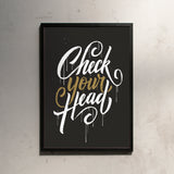 Tobias Saul Check your Head (Din A2)
