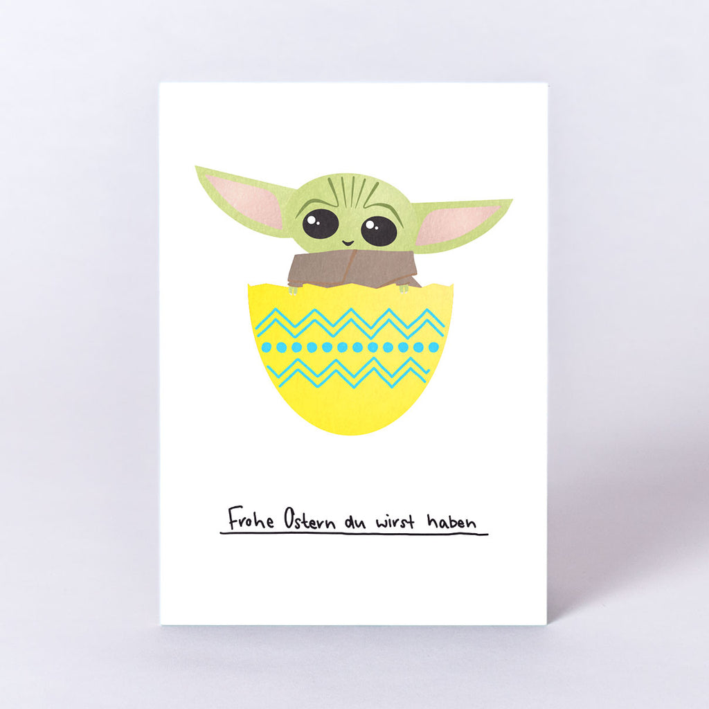Edition SCHEE Postkarte "Frohe Ostern du haben wirst"